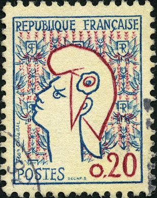 Franca - 1960 - Marianne de Decaris - 0.25F
