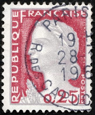 Franca - 1960 - Marianne de Decaris - 0.25F