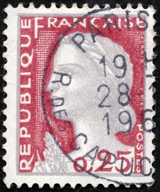 Franca - 1960 - Marianne de Decaris - 0.25F