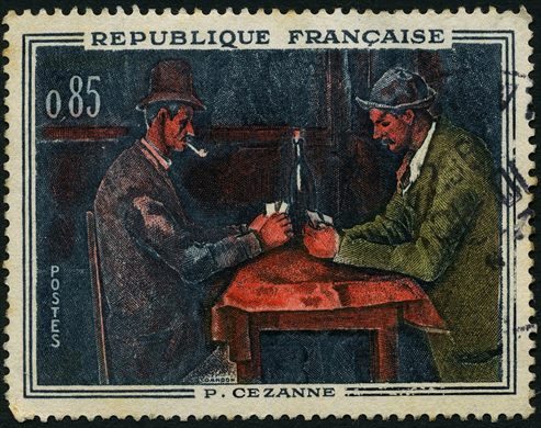 Franca - 1961 - Cezanne Jogadores Cartas - 0.85F