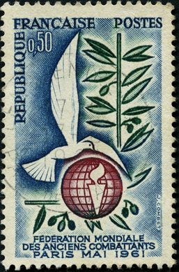 Franca - 1961 - Federacao Mundial dos Antigos Combatentes - 0.50F