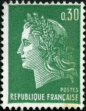 Franca - 1961 - Marianne de Cocteau - 0.20F
