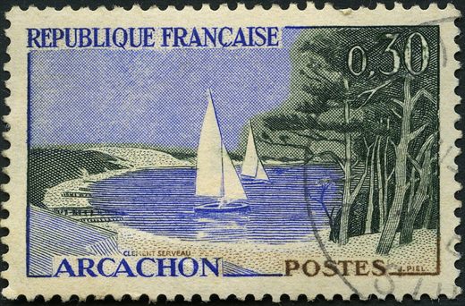 Franca - 1961 - Serie Turistica - Arcachon - 0.30F