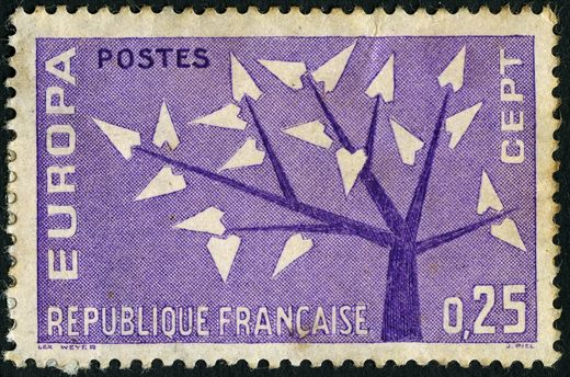 Franca - 1962 - Europa CEPT - 0.25F