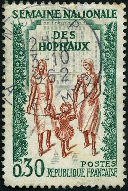 Franca - 1962 - Semana Nacional dos Hospitais - 0.30F