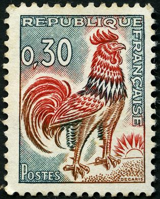 Franca - 1962 - Coq de Decaris - 0.30F