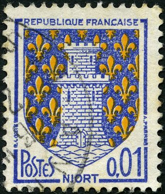 Franca - 1962 - Armoiries de Villes - Niort - 0.01F