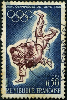 Franca - 1964 - Jogos Olimpicos de Toquio Judo - 0.50F