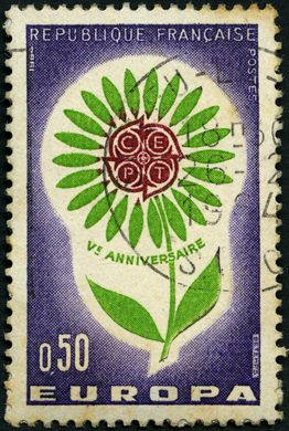 Franca - 1964 - Europa CEPT V Aniversario - 0.50F