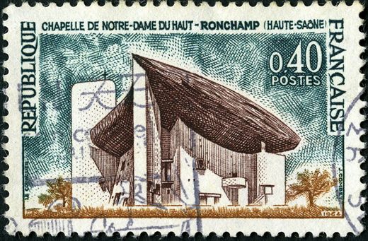 Franca - 1965 - Notre Dame du Haut Ronchamp - 0.40F