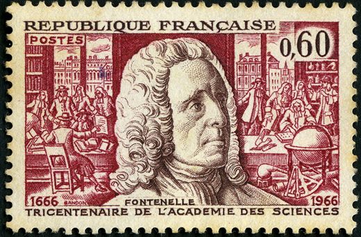 Franca - 1966 - Fontenelle Tricentenaire Academie des Sciences - 0.60F