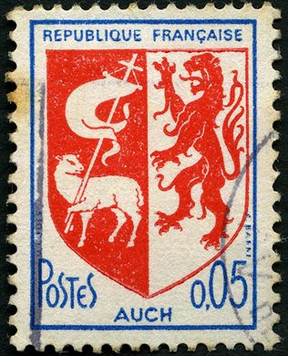 Franca - 1966 - Armoiries de Villes - Auch - 0.05F