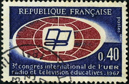 Franca - 1967 - Congresso UER Radio TV Educativa - 0.40F