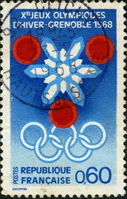 Franca - 1967 - Jogos Olimpicos Inverno Grenoble - 0.60F