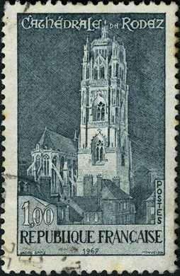 Franca - 1967 - Catedral de Rodez - 1.00F