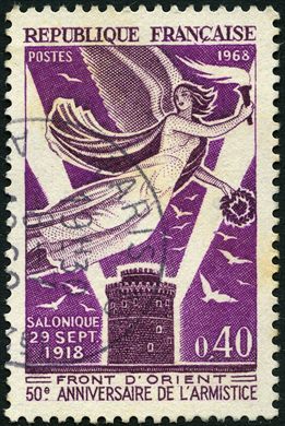 Franca - 1968 - Frente Oriente 50 Aniversario Armisticio - 0.40F