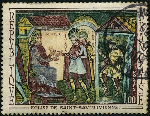 Franca - 1969 - Igreja Saint Savin - 1F