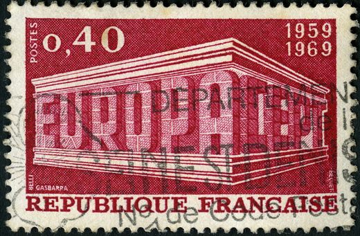Franca - 1969 - Europa CEPT 10 Anos - 0.40F