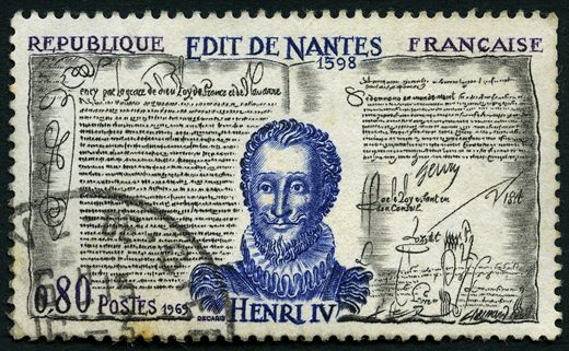 Franca - 1969 - Edicto de Nantes Henri IV - 0.80F
