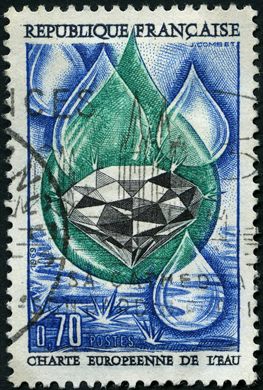 Franca - 1969 - Carta Europeia da Agua - 0.70F