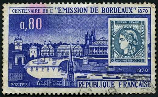 Franca - 1970 - Centenaire Emission de Bordeaux - 0.80F