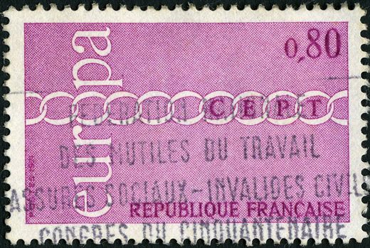 Franca - 1971 - Europa CEPT - 0.80F
