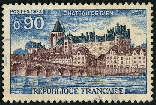 Franca - 1973 - Chateau de Gien - 0.90F