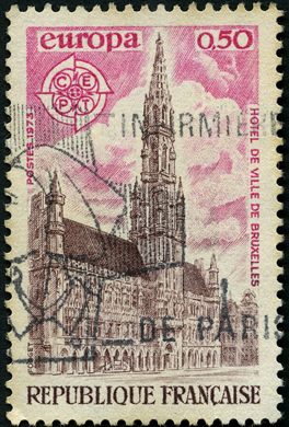 Franca - 1973 - Europa CEPT Bruxelas - 0.50F