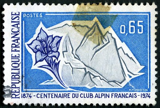 Franca - 1974 - Centenaire du Club Alpin Francais - 0.65F