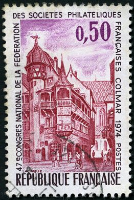 Franca - 1974 - Congresso Federacao Sociedades Filatelicas Colmar - 0.50F