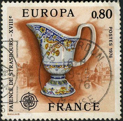 Franca - 1976 - EUROPA CEPT Faience de Strasbourg XVIIIe - 0.80F