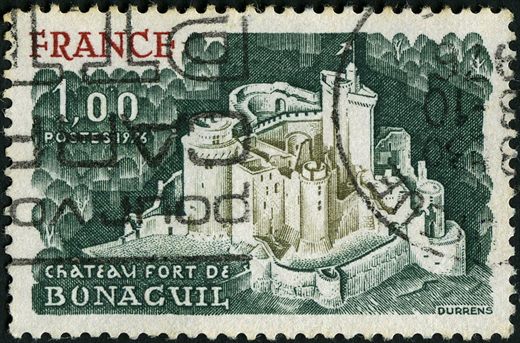 Franca - 1976 - Castelo Forte de Bonaguil - 1F