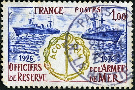 Franca - 1976 - Officiers de Reserve de l Armee de Mer - 1F