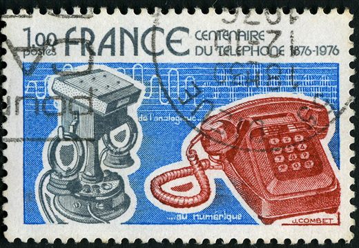 Franca - 1976 - Centenaire du Telephone - 1F