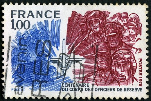 Franca - 1976 - Centenaire du Corps des Officiers de Reserve - 1F