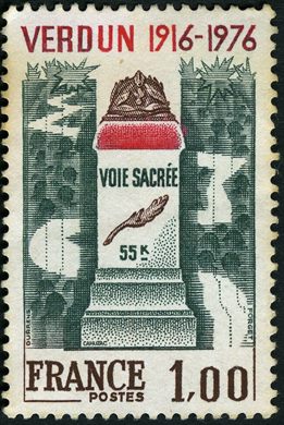 Franca - 1976 - Verdun Voie Sacree - 1.00F