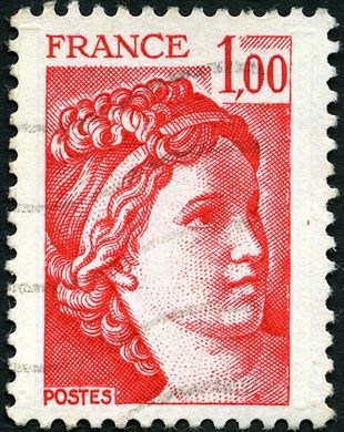 Franca - 1977 - Sabine de Gandon - 1.00F
