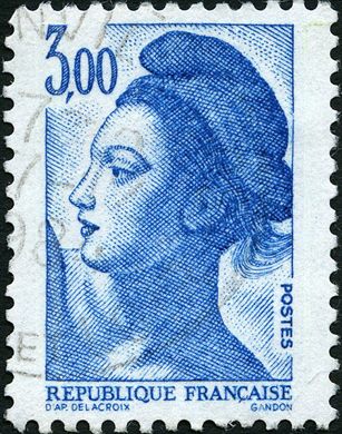 Franca - 1985 - Tipo Liberte de Gandon - 3F