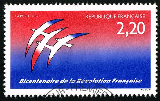 Franca - 1989 - Bicentenario da Revolucao Francesa - 2.20F