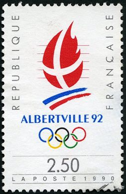Franca - 1990 - Jogos Olimpicos Albertville 92 - 2.50F
