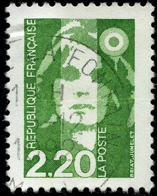 Franca - 1990 - Marianne do Bicentenario - 2.20F