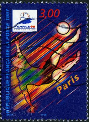 Franca - 1997 - Copa do Mundo France 98 Paris - 3.00F