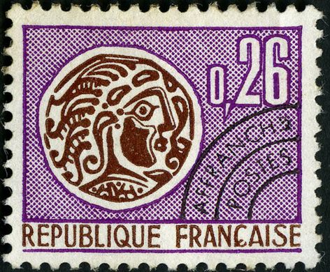 Franca - Sem Data - Preobliterado Monnaie Gauloise - 0.26F