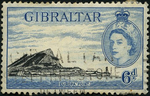 Gibraltar - 1953 - Isabel II - Europa Point - 6D