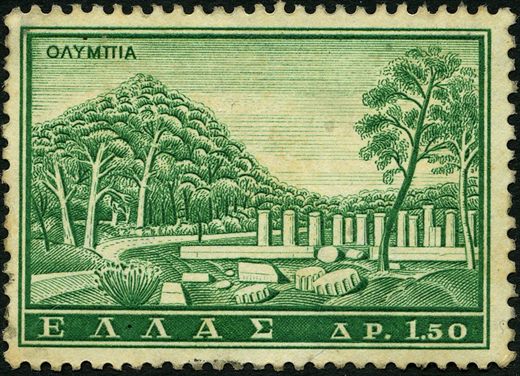 Grecia - Sem Data - Paisagens Olimpia - 1Dr50