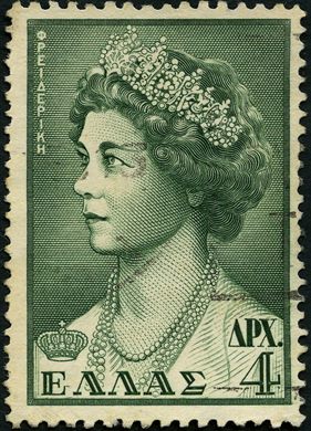 Grecia - Sem Data - Rainha Frederica - 4Dr