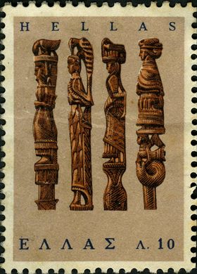 Grecia - Sem Data - Bonecas de Madeira - 10L