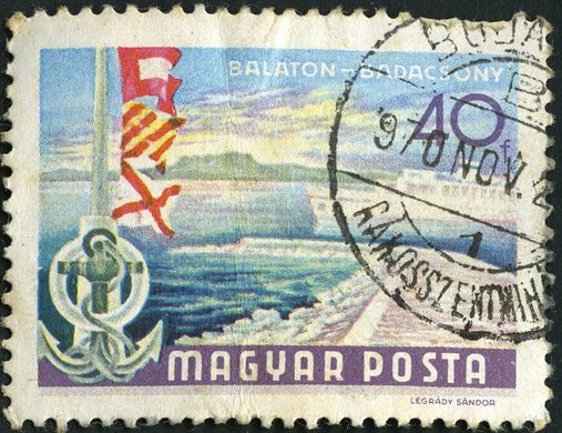 Hungria - 1955 - Turismo - Balaton Badacsony - 40f