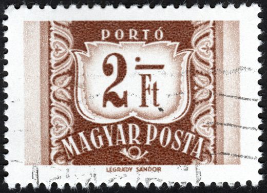 Hungria - 1958 - Porteado - Numeral - 2Ft