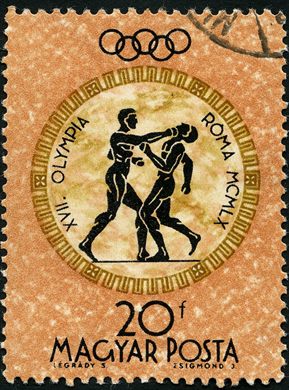 Hungria - 1960 - Jogos Olimpicos de Roma - Boxe - 20f